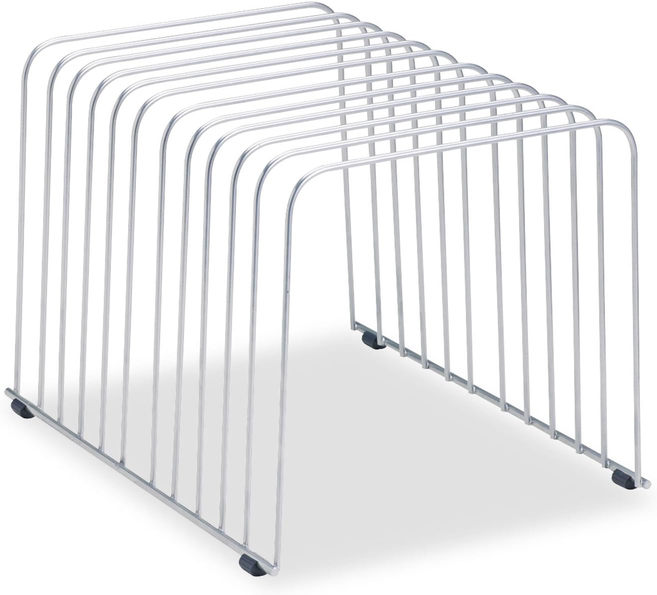Fellowes Desktop Organizer, 11 Sections, 9″ x 11.375″ x 8″, Wire, Silver (72012)